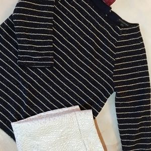 Banana Republic Boucle Sparkle Stripe Sweater